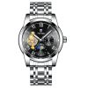 Tevise 9005 watches men wrist automatic sport style stainless steel back watch