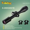 rifle scope 4-20X50 SFIR magnifier scope with your own APP