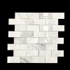 Oriental white marble hexagon mosaic tile