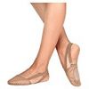 Danzcue Adult Split Sole Canvas Pink Ballet Slipper 8 M US