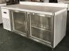 Stainless steel workbench refrigerator for restaurant