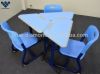 Modern standard size of school children table desk and chair set