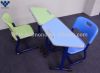 Modern standard size of school children table desk and chair set