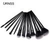 wholesale black white makeup brush set 11pieces