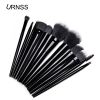 wholesale black white makeup brush set 11pieces