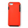 Hybrid anti shock anti slip leather cloth IMD phone case for iPhone Customizable LOGO