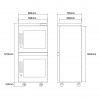 490L ESD dry cabinet anti static ultra low humidity 5-60%RH