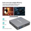 Mini Computer N42 DIY SSD Mini PC Intel Apollo Lake Pentium N4200 Processor (2M Cache, up to 2.5 GHz) 4GB/64GB 1000Mbps LAN HD 2.4/5.8G WiFi Bluetooth 4.0 Support Windows 10 Pro and Linux OS with HDMI &amp; VGA Outputs