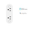 US Wifi Socket Smart Plug 2 in 1 with ETL Certificates Work with Alexa Echo Google Home System