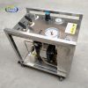 portable pneumatic hydraulic test booster station with round chart recorder