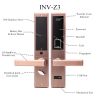 Four-in-One Keyless Fingerprint Password Card Key unlocking Door Lock for Apartment Resort School