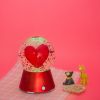 Valentines gift USB battery charging colorful led light wireless speaker