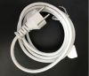 EU wall Plug Extension Power Cable Cord for MacBook magsafe adapter