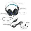 3.5mm Game Gaming Headphone Headset Earphone Headband with Microphone LED Light for Laptop Tablet Mobile PhonesMobile phones or PS4 XBOX ONE Nintendo Switch