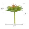 3 inch High Artificial Succulent Pick Plant in PVC