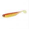 Colorful Reflection Tube Inside Soft Hollow Rainbow Rubber Fish bait 