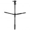 OEM Kingjoy 5 section carbon fiber professional camera photo tripod with bal head max load 12kg