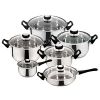 12 Piece Classic Stainless Steel Cookware Set