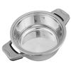 stainless steel wide edge cookware set with Thermometer