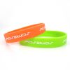 Custom logo printed silk printing cheap silicone bracelet rubber wristband