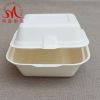 6 inch Bamboo and Bagasse Pulp Food Container Lunch Box High Quality Disposable Lunch Boxes