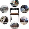 Iron Art Vintage Chair Industries Style Armchair Logo/ Cushion Can Be Customized for Restaurant Hotel Meeting Room House Cafe  