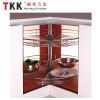 180 degree Revolving Wire Basket Storage 2 tier kitchen lazy susan