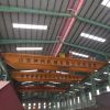 Double girder overhead bridge crane with electric trolley double hooks