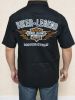 harley biker legend flame shield motorcycles men's shirts 20FM-98686