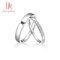 DR DARRY RING Diamond Couple Ring 18K White Gold Diamond Wedding Ring 10% Mr.