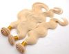 14 inches body wave blonde 613 color hair high quality