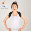 Back posture corrector black clavicle brace