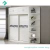 Foshan manufacturer low price MDF wooden bedroom wardrobe