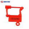 Numbered security plastic padlock seal for luggage