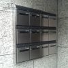 Outdoor stainless steel letter box German lockable pedestal mailbox