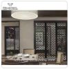Decorative modern living screens room dividers for restaurant