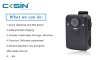 CKSIN 4G body worn video camera with WiFi & GPS for CCTV security law enforcement
