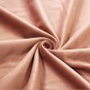 Cheap Wholesale 100 Polyester material Super Soft Knitted Purple Holland Velour Velvet Fabric for clothing dresses