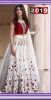 Red and White Indian embroidery suit for Parties