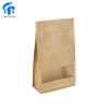 Custom Zip Lock Rectangle Food Kraft Paper Bag