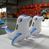 Inflatable Water ToysInflatable dolphin water toys PVC plastic high quality water sport factory wholesale