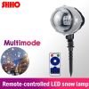 LED module remote control waterproof snow projection lamp