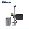 Portable small mini fiber laser marking machine for metal plastic with big working area