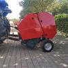 Hay and straw dry grass baler machine