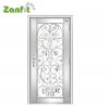 Stainless steel glass door with handle single or composite door