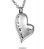 Forever in My Heart Cremation Jewelry Keepsake Memorial Ashes Urn Necklace Pendant