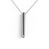 Minimalist Bar Urn Pendant Memorial - Ashes Keepsake Exquisite Cremation Jewelry