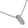 Single Cube Pendant Keepsake Necklace Cremation Urn Jewelry Ashes Premium Stainless Steel