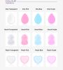Newest Silicone Gel Cosmetic Puff Transparent Silica Flawless Powder Puff Sponge Face Blending Jelly Make Up Accessories 8 Color