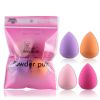 4 PCS Soft Makeup Sponge Foundation Puff Flawless Powder Professional Smooth Beauty Puff Beauty Cosmetic Puff for Women